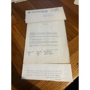 Vintage Connecticut Liquor Control Commission Envelope Letters 1960s Ephemera